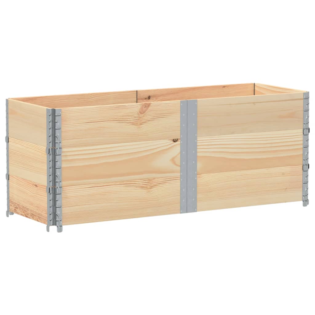 Pallet Frame Kit 3 pcs 150 x 50 cm Solid Pine Wood