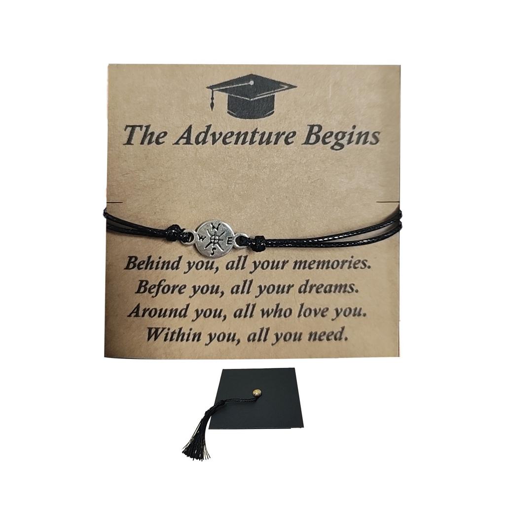 Minimalist And Creative Bracelet For Graduating Students, Men's And Women's Handstrings, High Grade Weaving Bracelet With Gift Box