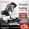 High Precision 10" Aluminum Alloy Miter Saw, 45º Multifunctional Cutting Machine