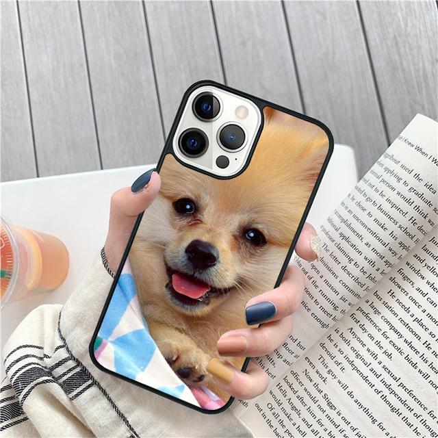 

Pomeranian Dog Yoga Coque Shell For iPhone 17 Air 15 16 14 13 12 Pro Max 11 Pro Max Plus Phone Case Cover iPhone 14