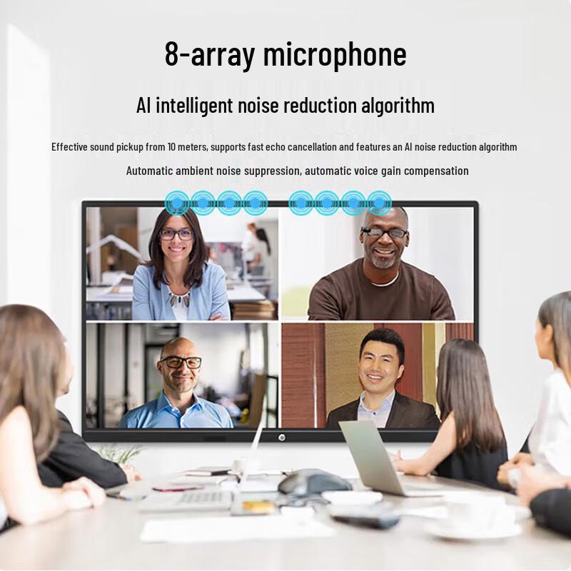 Luoboyi 65-inch Interactive Meeting Flat Panel with Mobile Cart (CN Version)
