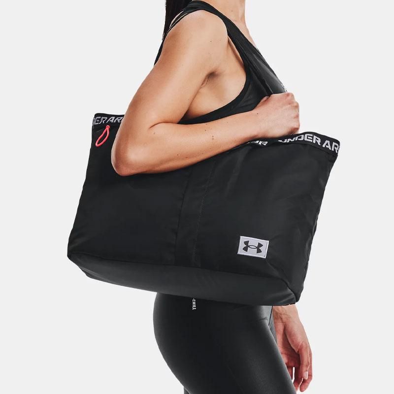 New Under Armour Polyester Tote Bag, Shopping Bag, Shoulder Bag Unisex Black 1361994-001