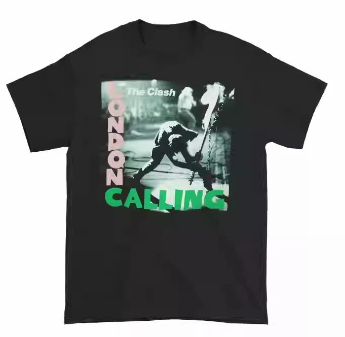 

Rock Punk Top Retro Print Cotton Short Sleeves Casual Loose Oversized Streetwear Crew Neck High Quality T-shirt Unisex S