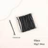 100Pcs Bobby Pins,2.2" Black Hair Pins Kit Hairpins for Women Girls Kids Hairdressing Salon Secure Hold Wave Hairgrip Hairclip