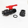 Válvula de bola de tubería PE Unión de conector rápido, Válvula en T, Válvula de fusión sin calor, Accesorios de conexión rápida para reparación de emergencia.
