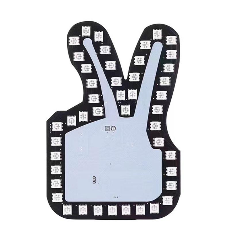 Car Back Window Finger Light Finger Car Finger Gesture Light Car LED Sign Light LED Gesture Hand Light for Men Women 1