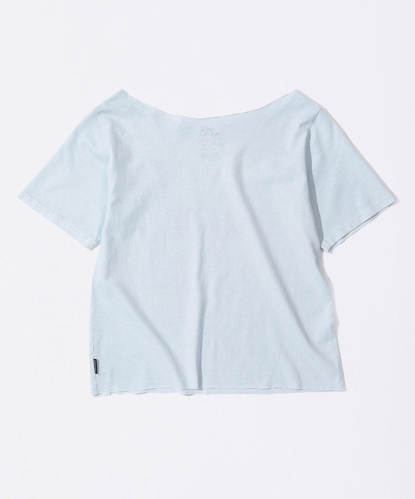 SCULPTOR 83 Faith Cut Out Tee Washed Blue