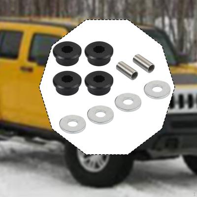 Polyurethane Front Differential Side Mount Bushings Set Metal Replacement Part for Fits Models from