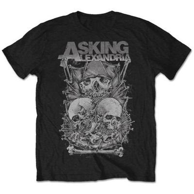 Asking Alexandria Unisex TShirt Skull Stack Unisex T-Shirt