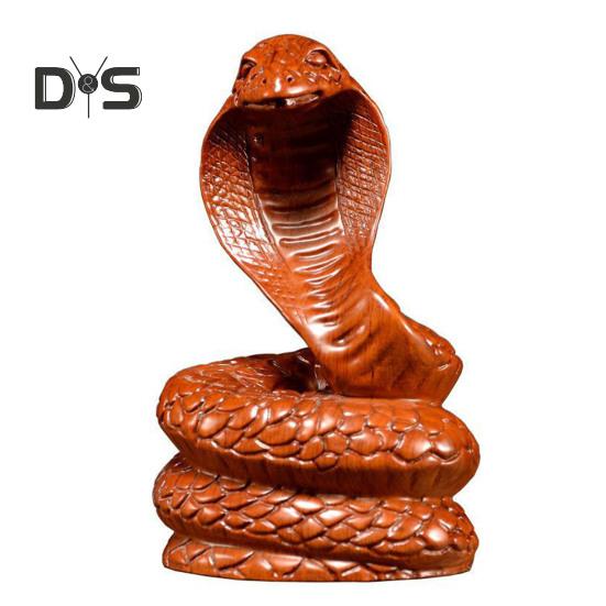 

Деревянная фигурка змеи, старинная китайская зодиакальная талисманная модель змеи, удачи, мини-статуэтка животного, скульптура, фен-шуй, украшение для рабочего стола, орнамент жёлтый