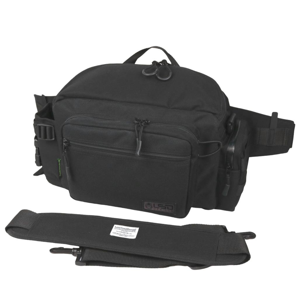 Love Soul Dream Hip Bag Tuned Neo Black #Eco