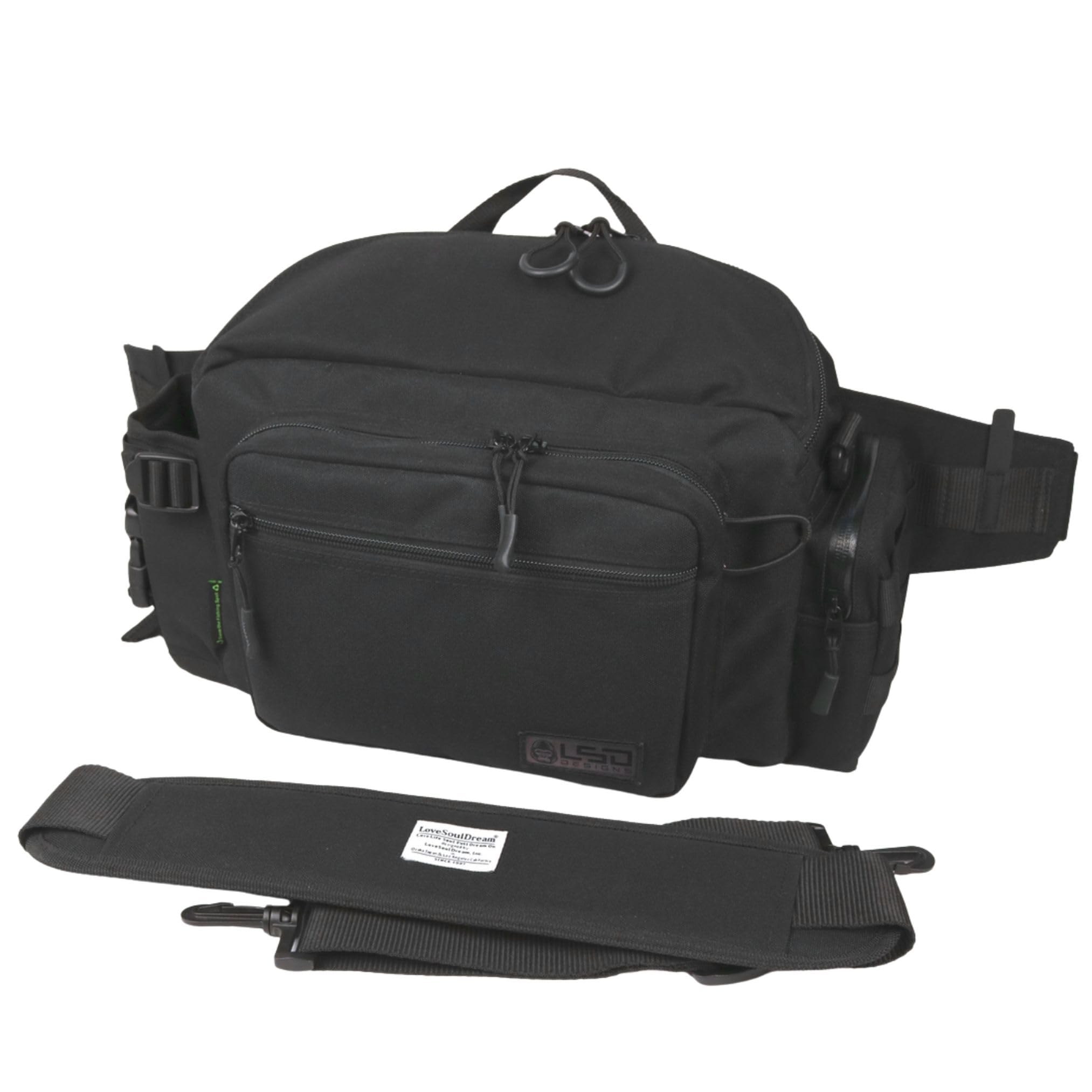 

Love Soul Dream Hip Bag Tuned Neo Black #Eco