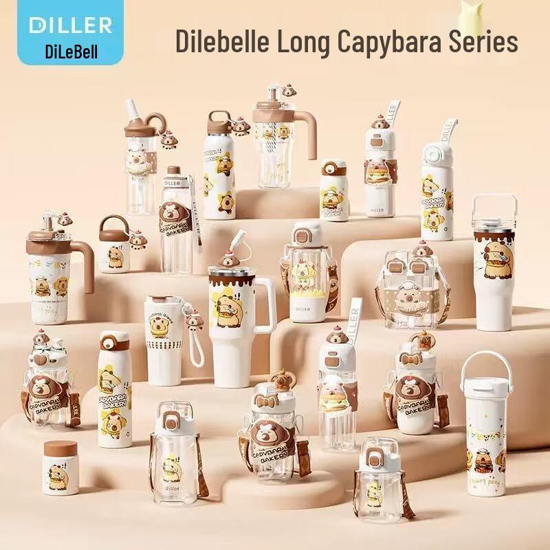 Diller Capybara Insulated Water Bottle