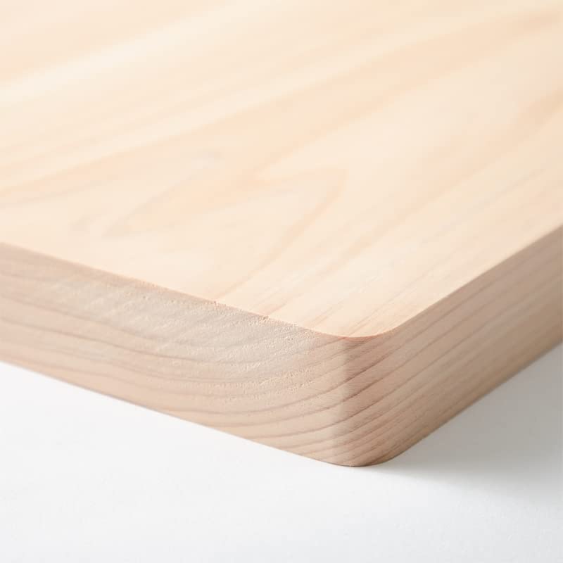 Kyoto Katsugu Hinoki Cutting Board M 36 X 21cm Thick Single Board