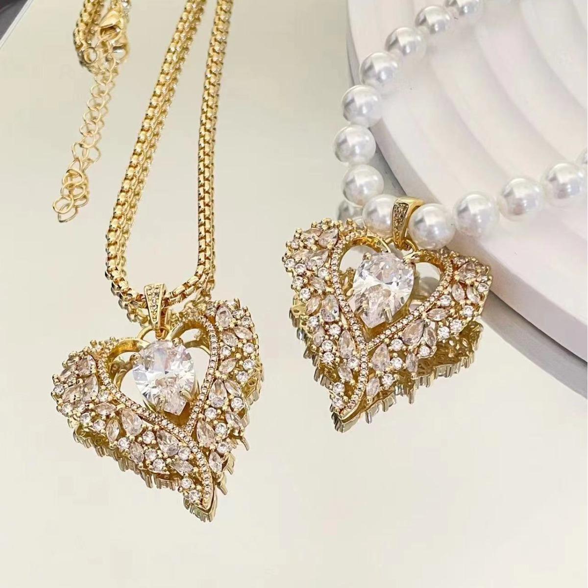 

Популярное ретро ожерелье с подвеской Love Design Sense Fashion Bead Love ожерелье