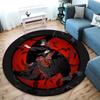 Famous Cartoon NARUTO Protagonist Uzumaki Naruto Round Carpet Soft Home Decoration Anti-slip Door Mat Outdoor Picnic Mat Carpet M7