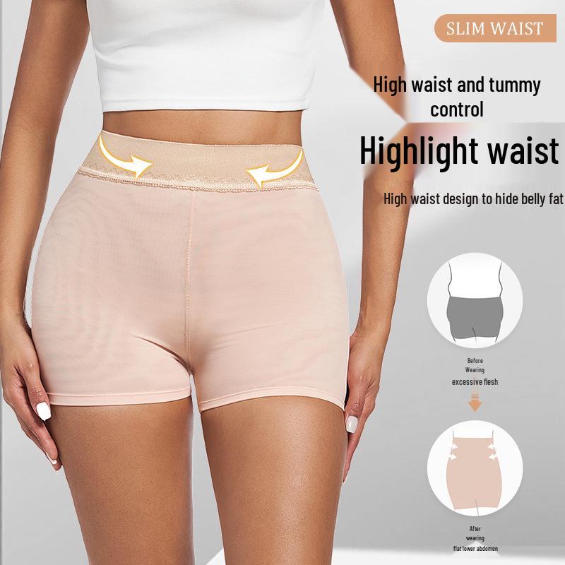 Damska bielizna modelująca z kontrolą brzucha i podnosząca pośladki: Majtki wyszczuplające talię w dużych rozmiarach