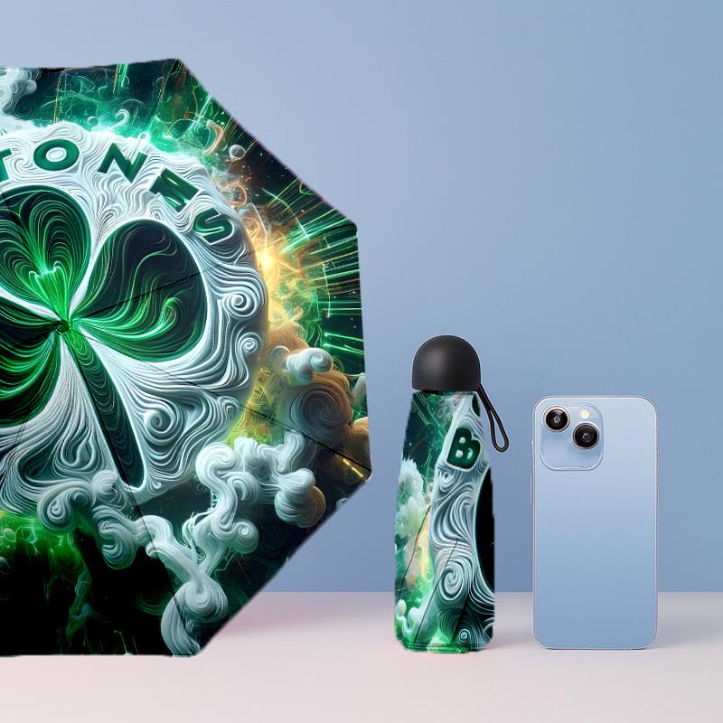 Boston Celtics (1) Outdoor Umbrella Perfect for Beach Trips Travel Adventures and All Season Outdoor Activities