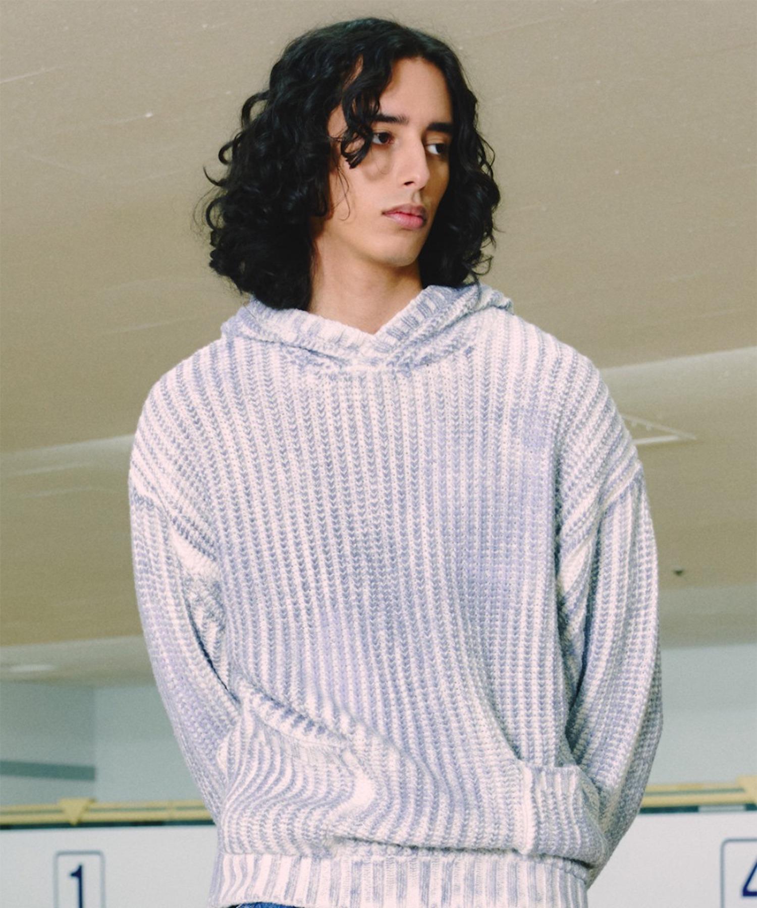 Fdr Brushed Two-Tone Overfit Hood_Dark Navy L