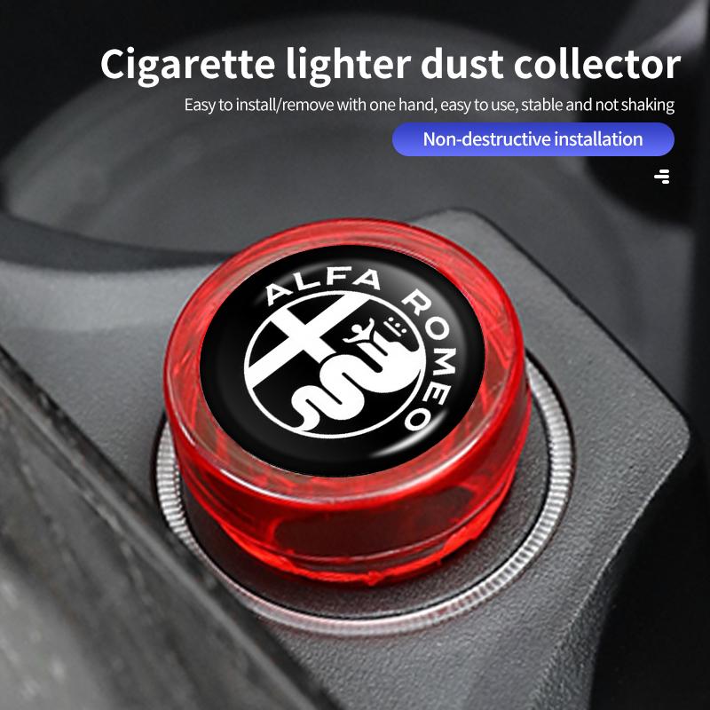 Car Plug Cover Cigarette Lighter Cap Dustproof Protective Case For Alfa Romeo Giulietta GT 159 147 156 Mito Brera Giulia Spider