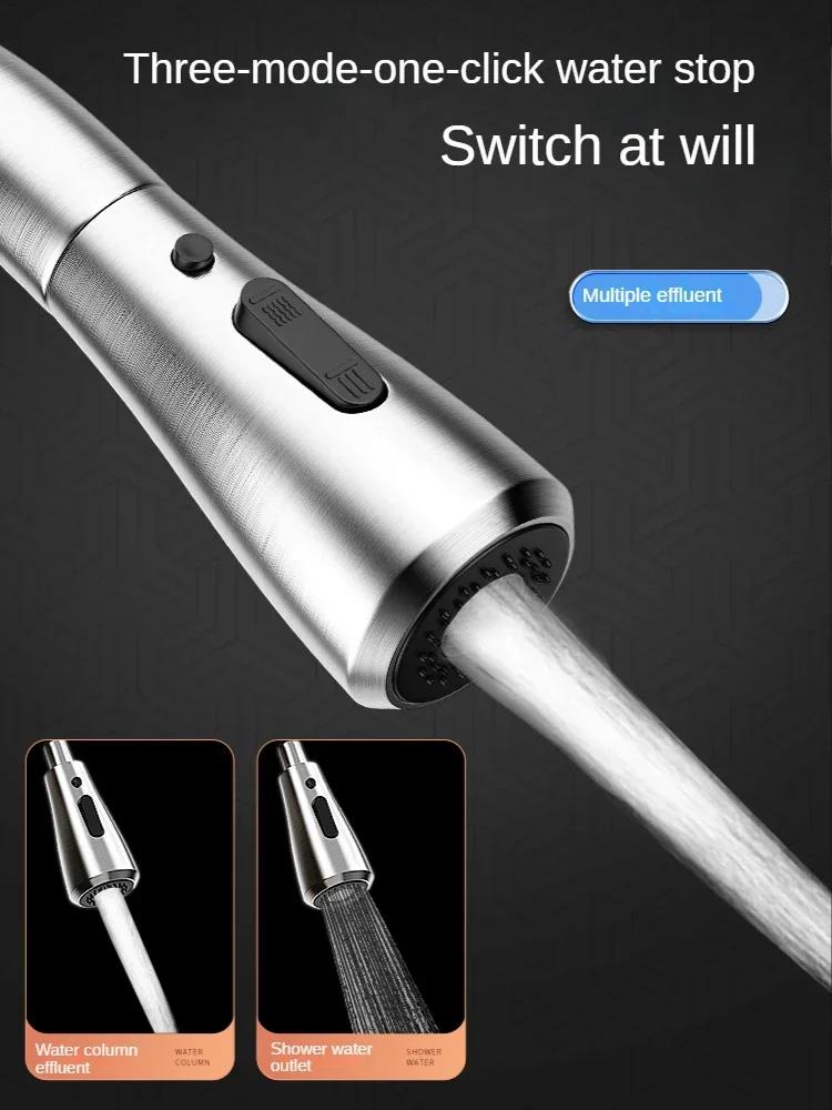 Ziehen Sie den Küchenhahn mit kaltem und heißem Wasser und verwenden Sie ihn mit spritzwassergeschütztem Wasserhahn, der schnell aufheizt, den Haushaltswaschbeckenhahn