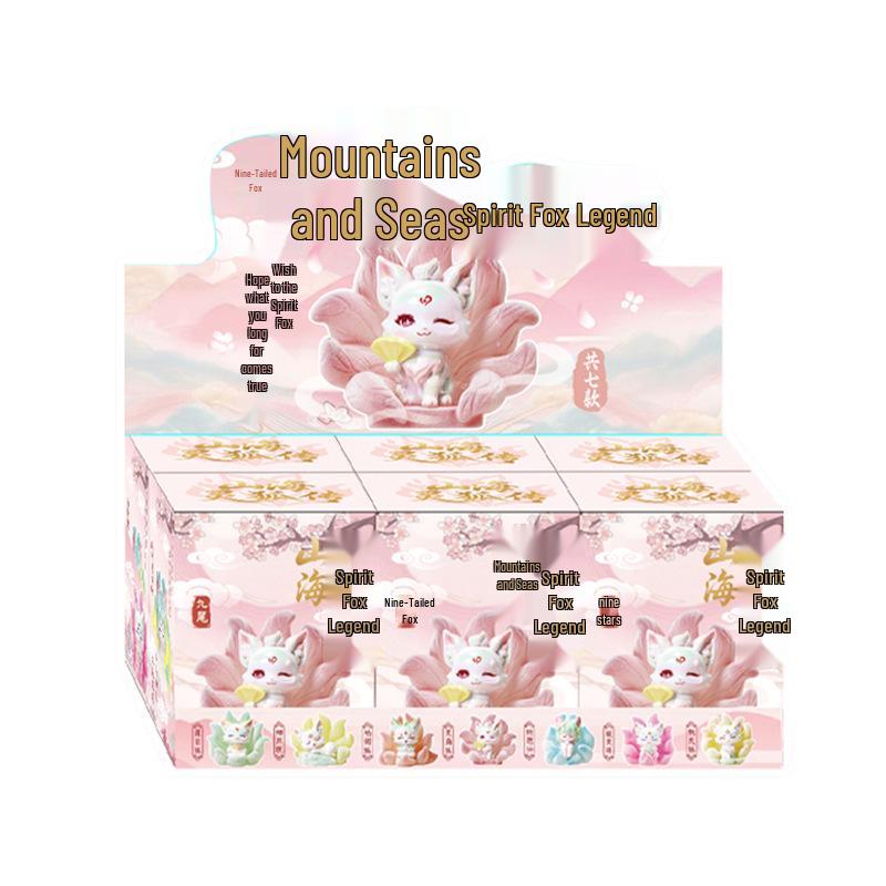 Tu Shan Weisheitsfuchs Fee Figur: Trendiges dekoratives Harzspielzeug für den Schreibtisch und als Geburtstagsgeschenk