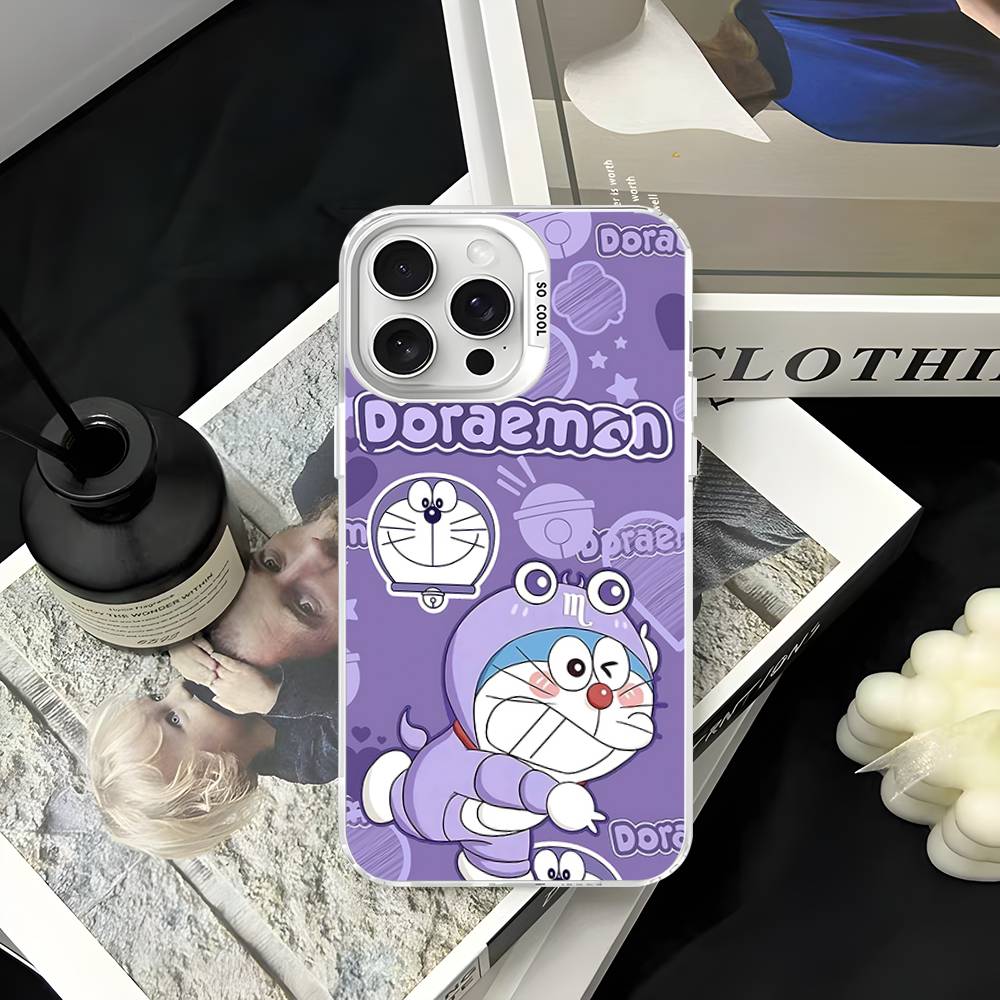 Cartoon D-Doraemons Phone Case For IPhone 16 15 14 13 12 11 Pro Max 17 Plus Colorful Cover