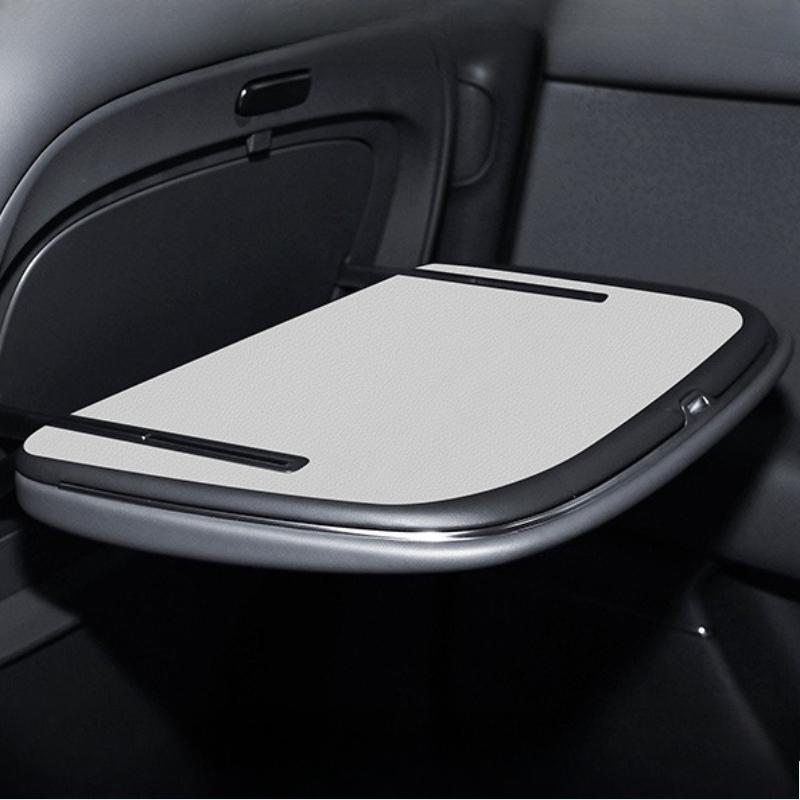 For Xpeng P7+ 2026 2027 Car Rear Seat Tray Cover Mat Table Leather Protector Scratch-proof Pad Interior Modification Accessories