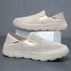 Shoes Men's summer large-size casual shoes New versatile men's shoes Old Beijing cloth shoes Lazy one-pedal dad shoes