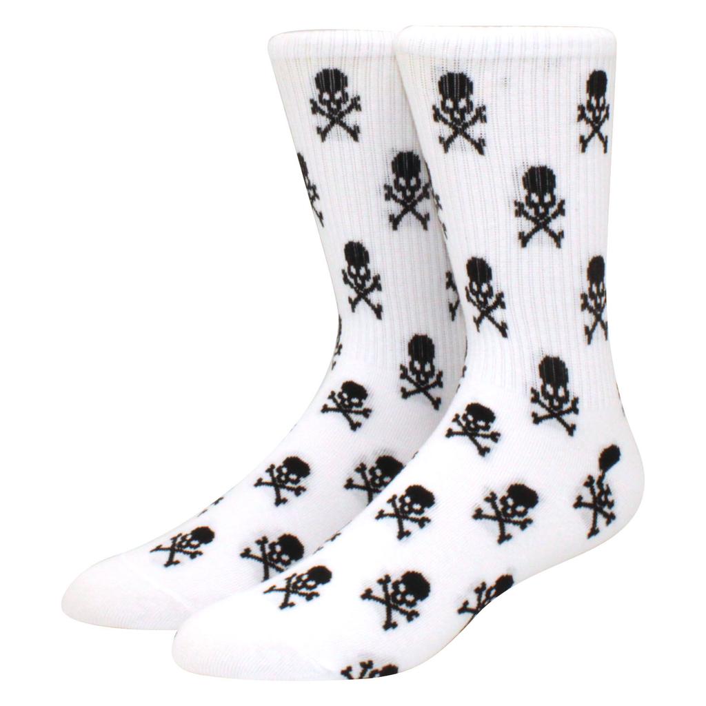 Lässige Persönlichkeit Terror Socken Halloween Cosplay Lange Socken Preppy Europäisch und Amerikanisch Street Skateboarden Paar Socken