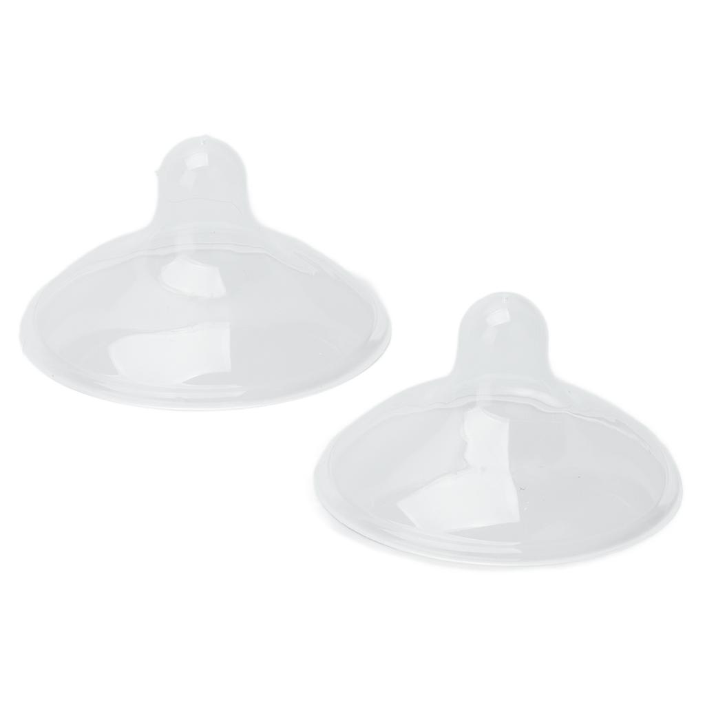 2 sett gjennomsiktig brystvorteskjold flytende silikon ammebeskyttelse for Puerpera