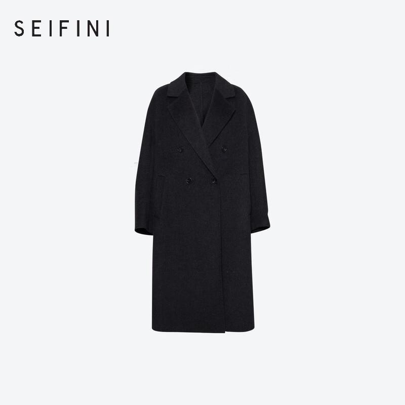 

SEIFINI Women s Korean Style Double-Faced Wool Coat XS