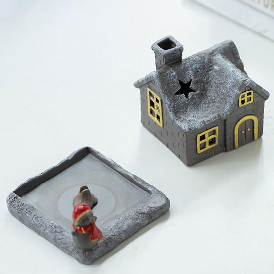 

Yousheng Christmas Incense Burner Creative Shape Heat-Resistant Detachable Fragrance Diffuser Censer Burner Desktop Ornament золотистый