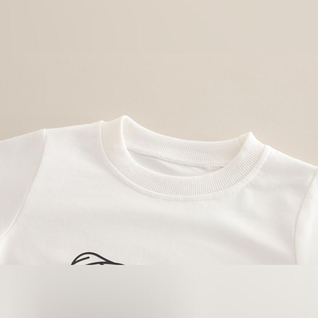 Kids Casual Long-Sleeve Set, Comfortable Daily Wear Outfits