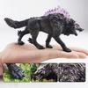 Shadow Wolf Simulated Solid Animal Model Handmad Warcraft Mythical Series Toys  Children Toys