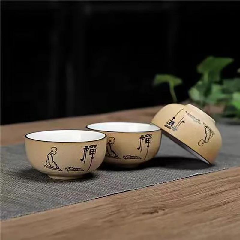 Zestaw filiżanek do herbaty Kung Fu Zestaw do herbaty z grubej ceramiki Filiżanka do herbaty Celadon Czajnik Yixing Filiżanki i kubki ceramiczne Naczynia do herbaty Czajniki Gaiwan Samowar
