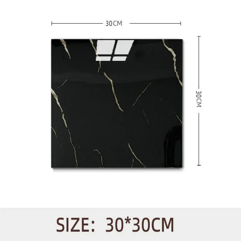 10pcs Waterproof Imitation Marble Wood Tile Floor Stickers 30*30cm Bathroom Home Decoration DIY Self-adhesive Wall Stickers