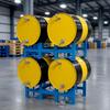 Steel Oil Drum Stand: Leak-Proof Stackable Rack for Diesel Drums in Warehouses