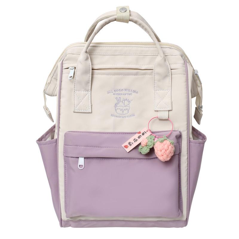Mori princess small fresh backpack nylon cloth high value fashion versatile go out junior high school student schoolbag girl