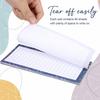 Joyberg Magnetic Notepads for Refrigerator - Flower Design, 50 Sheets Per Pad, 4 Pack Memo Pads for Grocery Lists and To-Dos