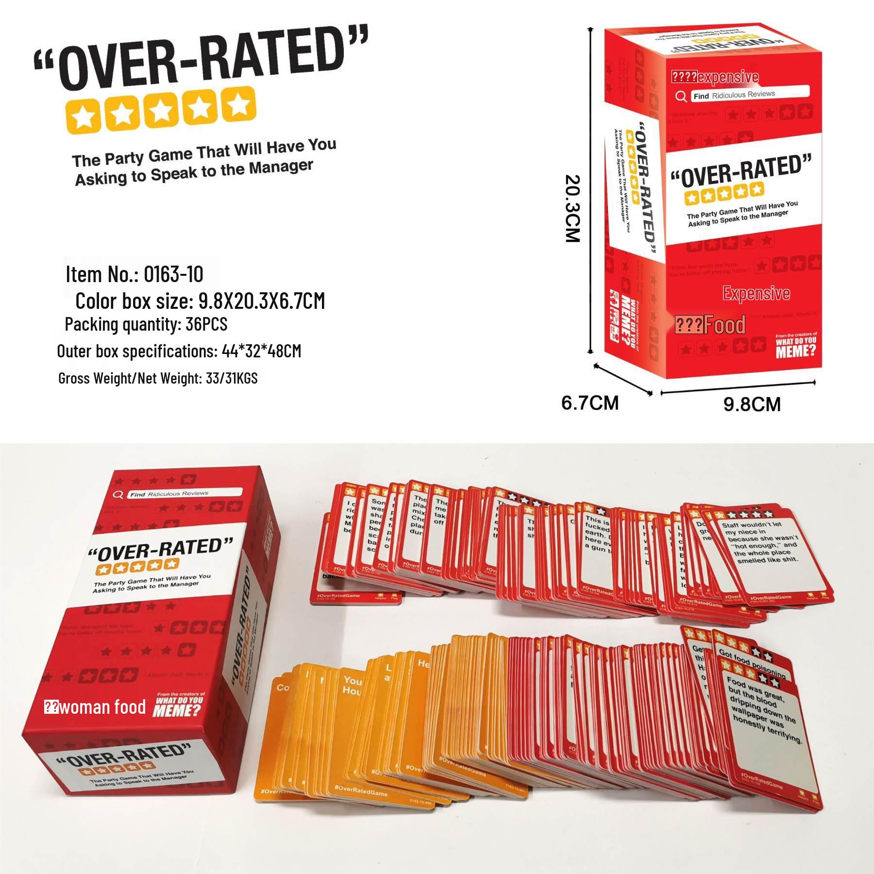 Мастер-лось: Английское издание Карточная игра для вечеринки