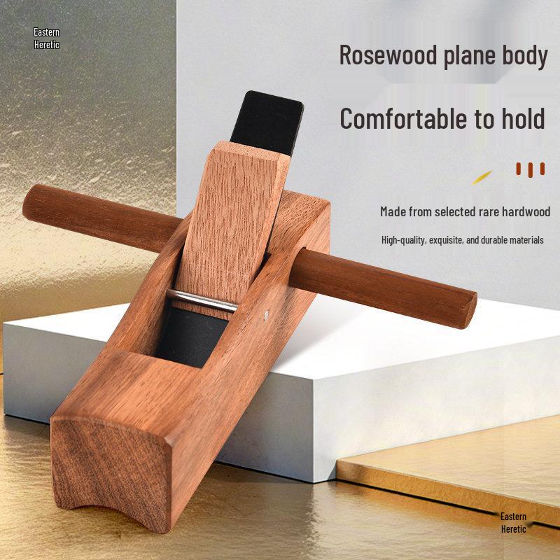 Rosewood Half-Round Woodworking Plane for Trimming and Grooving.