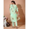Women Art Silk Kurta Pant Dupatta Set Indian Bollywood Party Wear Tunic Kurti VF-20148
