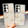 Flash Diamond Samsung S11Ultra Mobile Phone Case Glazed Butterfly A11 Luxury Glitter A11 Protective Case