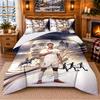 Printed 3Pcs Bedding Set Jude Bellingham Pattern Bed Sheet Pillowcase For Bedroom Decor
