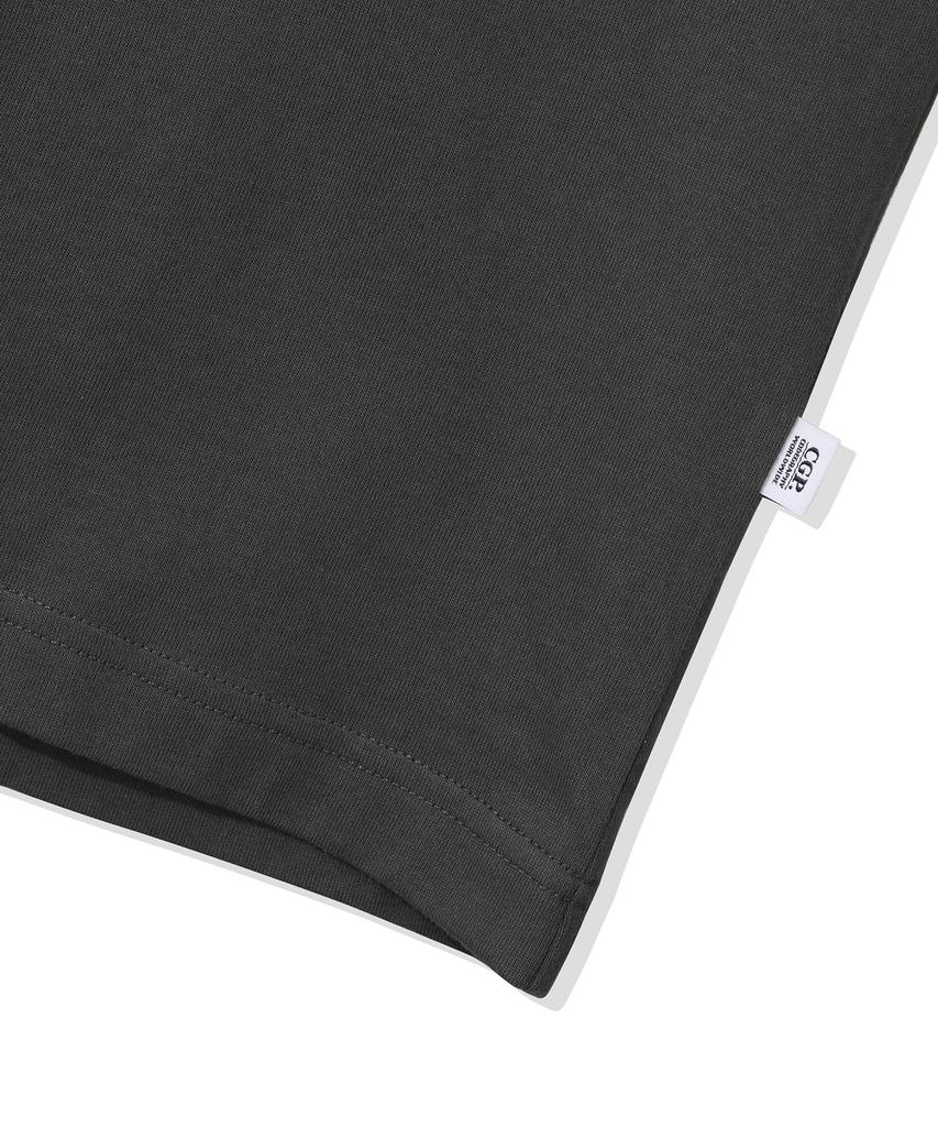 CGP Square Color Logo Short Sleeve T-Shirt - Charcoal