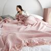Baumwolle rand waffel handtuch quilt handtuch decke decke sommer kühl quilt klimaanlage quilt