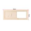 Adjustable Ventilation Plate Ventilation Flap Sauna Ventilation Flap Adjustable Air Gap Effective Ventilation Exhaust Air Slide