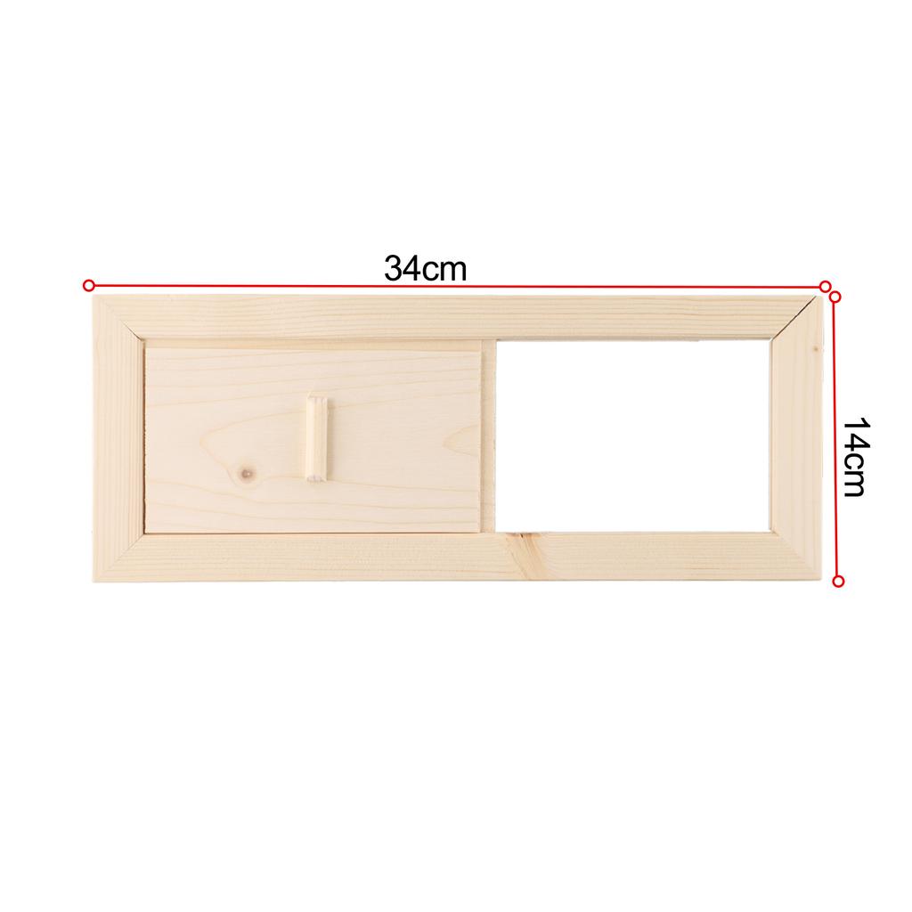 Adjustable Ventilation Plate Ventilation Flap Sauna Ventilation Flap Adjustable Air Gap Effective Ventilation Exhaust Air Slide