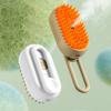 Cat Steam Brush, 3 In 1 Pet Cleaning Steam Brush With 84 Massage Soft Teeth Steam Hair Removal Comb, No Static Electricity, No Flying Hair For All Pet
